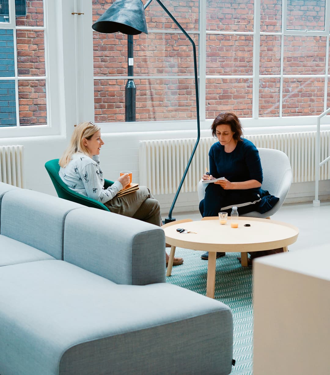 Ladies having a meeting