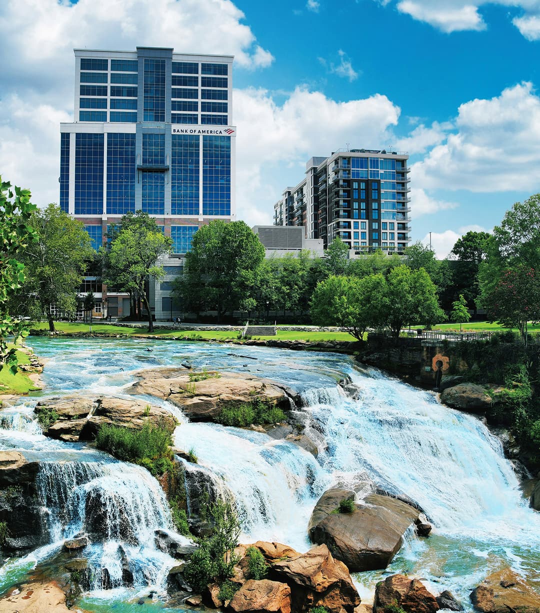 Falls Park in Greenville SC